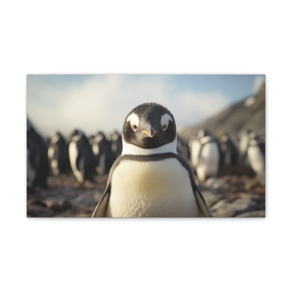 Candid Photo Of A Penguin (Stretched Canvas, 0.75") - Image 2