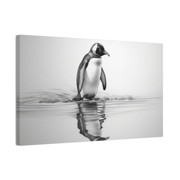 Reflections Of Penguin (Stretched Canvas, 0.75")