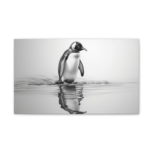 Reflections Of Penguin (Stretched Canvas, 0.75") - Image 2