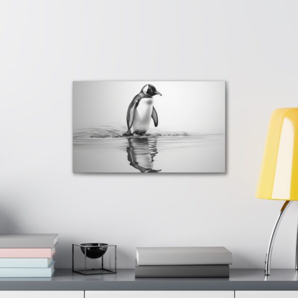 Reflections Of Penguin (Stretched Canvas, 0.75") - Image 3