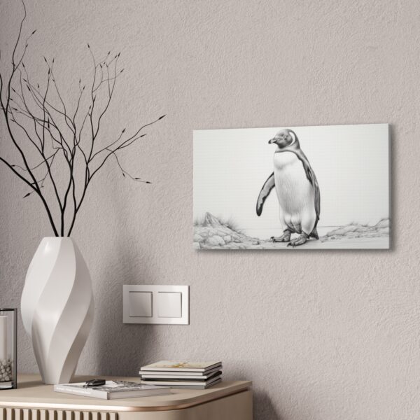 Penguin On Guard (Stretched Canvas, 0.75") - Image 4