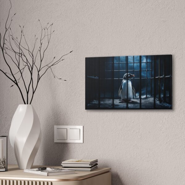 The Caged Penguin (Stretched Canvas, 0.75") - Image 4