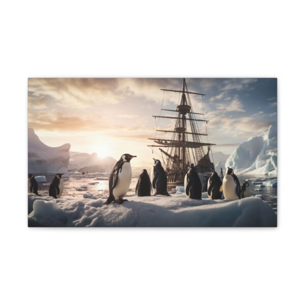Sailors Observe The Penguins (Stretched Canvas, 0.75") - Image 2