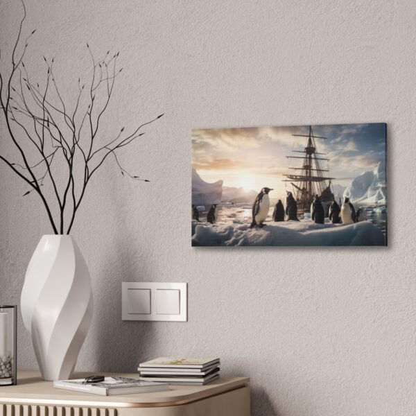 Sailors Observe The Penguins (Stretched Canvas, 0.75") - Image 4