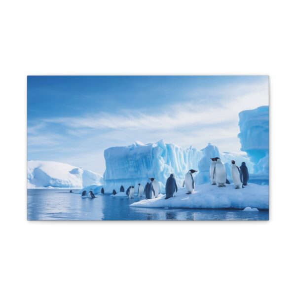 Penguins Go Fishing (Stretched Canvas, 0.75") - Image 2