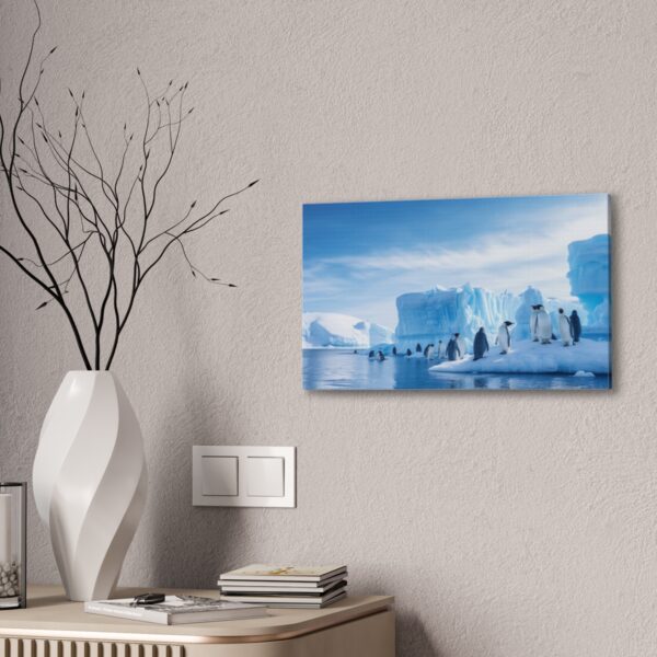 Penguins Go Fishing (Stretched Canvas, 0.75") - Image 4