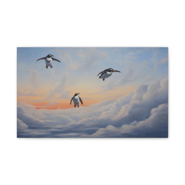 Dreaming Of Penguin Flight (Stretched Canvas, 0.75") - Image 2