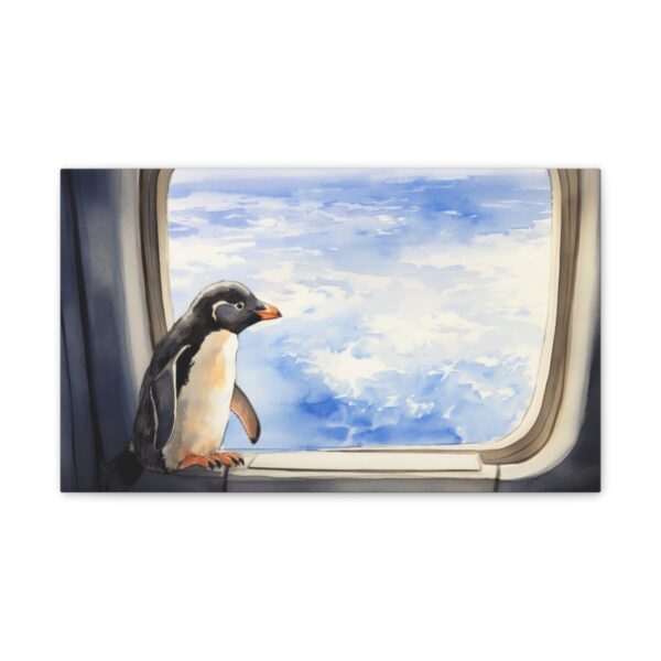 Penguin In First Class (Stretched Canvas, 0.75") - Image 2