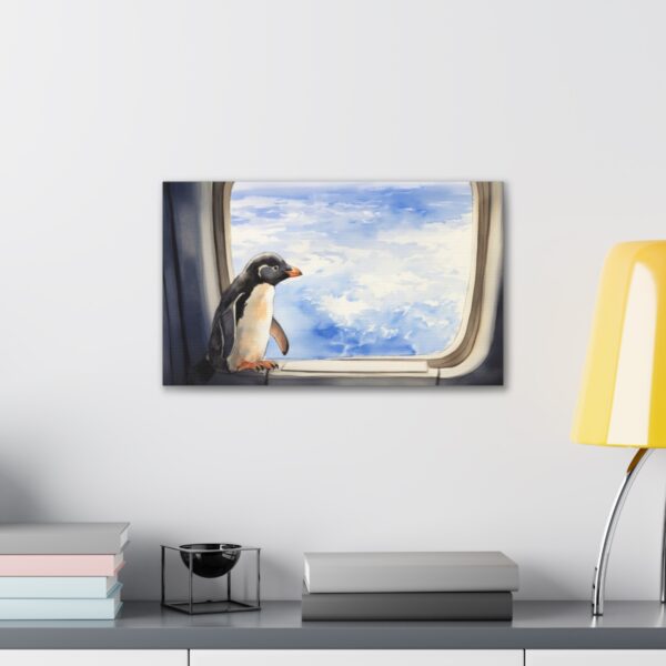 Penguin In First Class (Stretched Canvas, 0.75") - Image 3