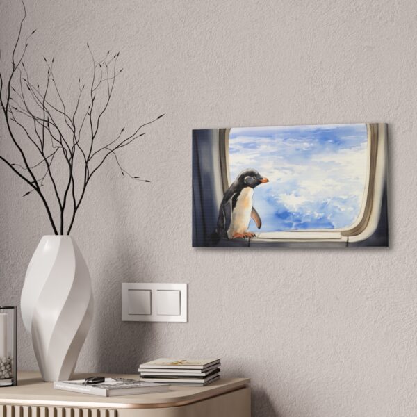 Penguin In First Class (Stretched Canvas, 0.75") - Image 4