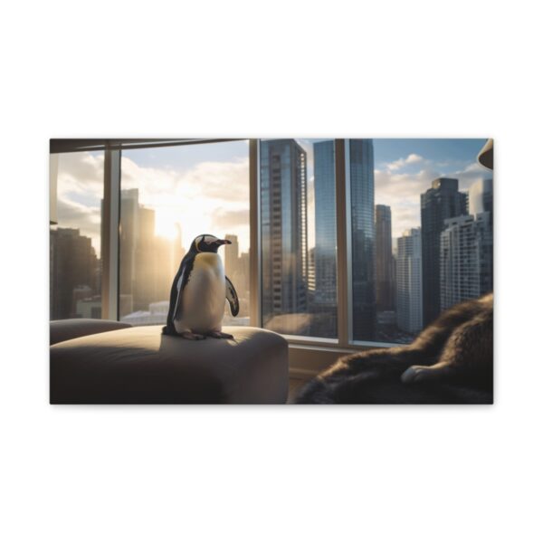 The Rich Lady's Penguin (Stretched Canvas, 0.75") - Image 2