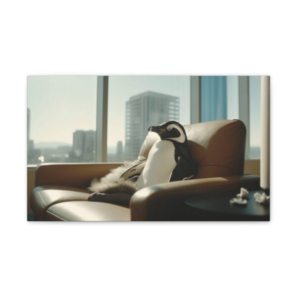 The Upper-Class Penguin (Stretched Canvas, 0.75") - Image 2