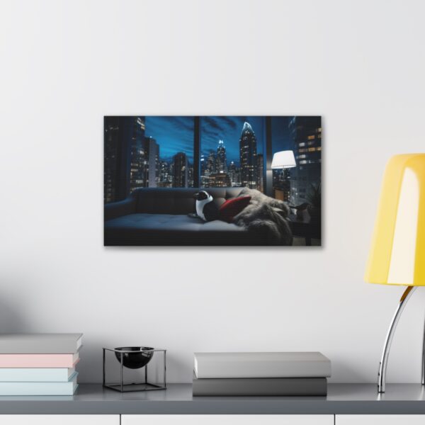 Upper Class Penguin (Stretched Canvas, 0.75") - Image 3