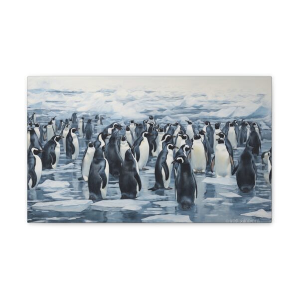 A Day In The Penguin Life (Stretched Canvas, 0.75") - Image 2