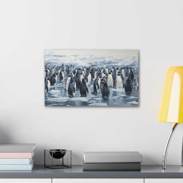 A Day In The Penguin Life (Stretched Canvas, 0.75") - Image 3