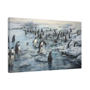 Penguin Business (Stretched Canvas, 0.75")