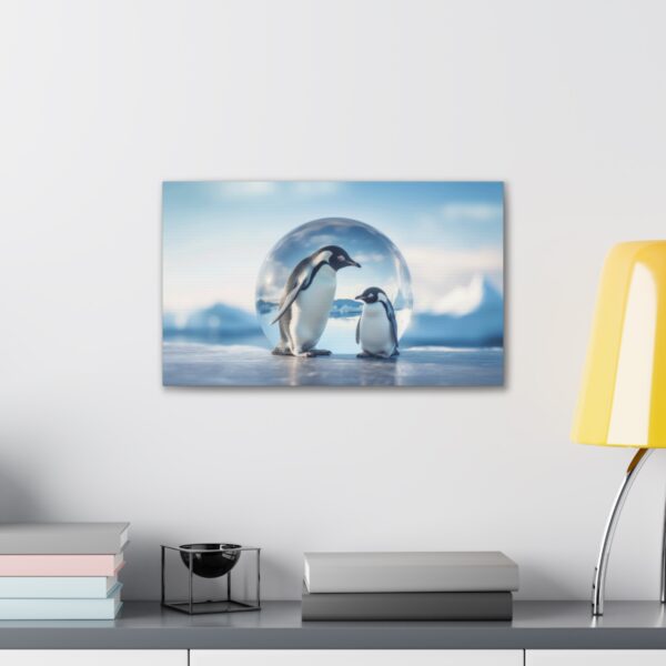 Penguins And Glass (Stretched Canvas, 0.75") - Image 3
