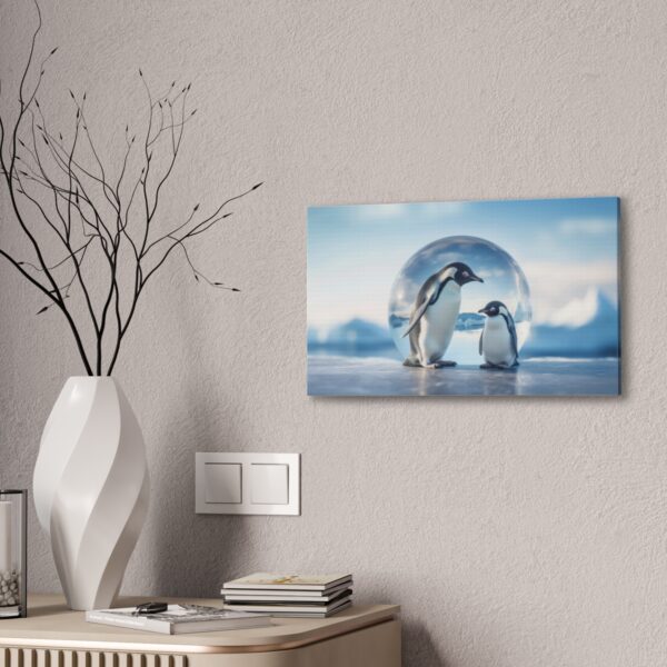 Penguins And Glass (Stretched Canvas, 0.75") - Image 4
