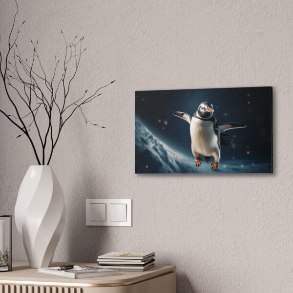 Penguin In Space (Stretched Canvas, 0.75") - Image 4