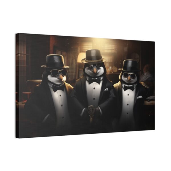 Casino Penguins (Stretched Canvas, 0.75")