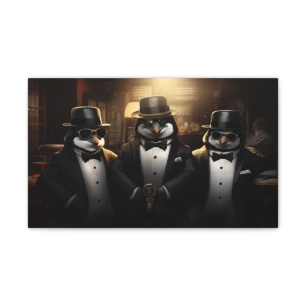 Casino Penguins (Stretched Canvas, 0.75") - Image 2