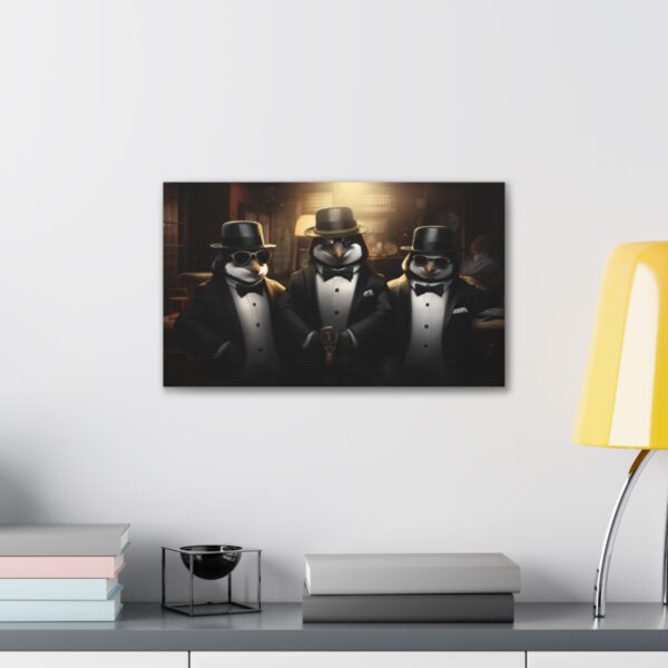 Casino Penguins (Stretched Canvas, 0.75") - Image 3