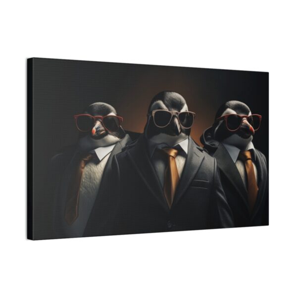 Penguin FBI (Stretched Canvas, 0.75")