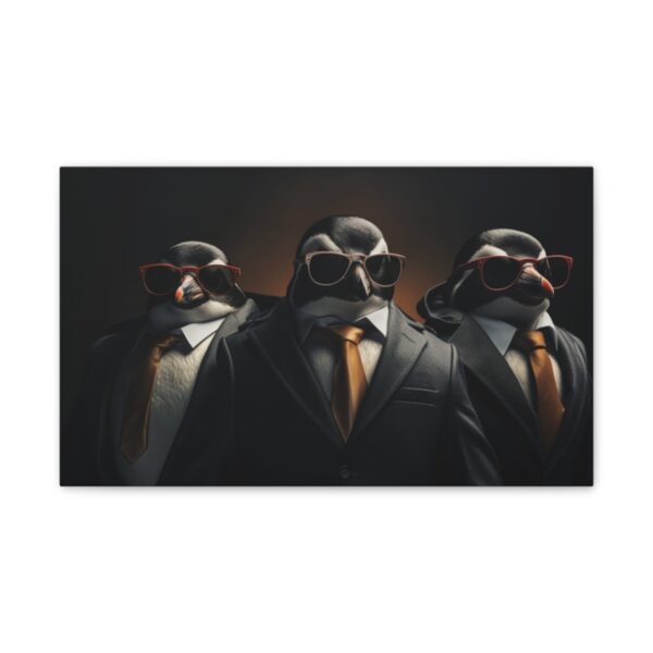 Penguin FBI (Stretched Canvas, 0.75") - Image 2