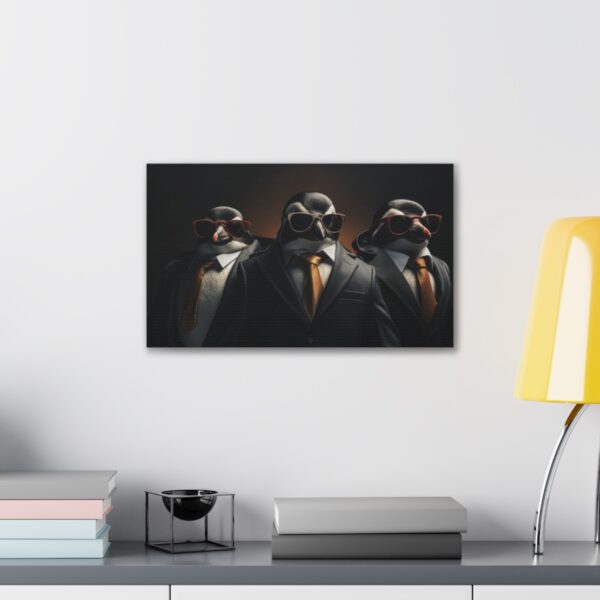 Penguin FBI (Stretched Canvas, 0.75") - Image 3