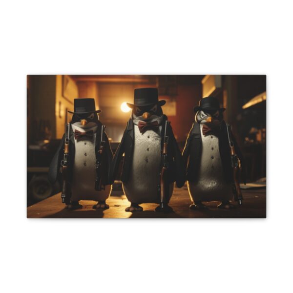 Al Capenguin And His Boys (Stretched Canvas, 0.75") - Image 2